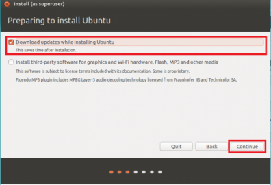 VirtualBox virtual machine preparing to install Ubuntu