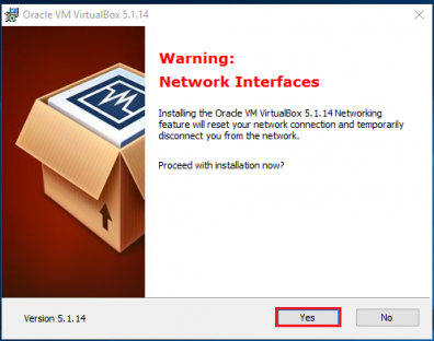 VirtualBox network interfaces setup